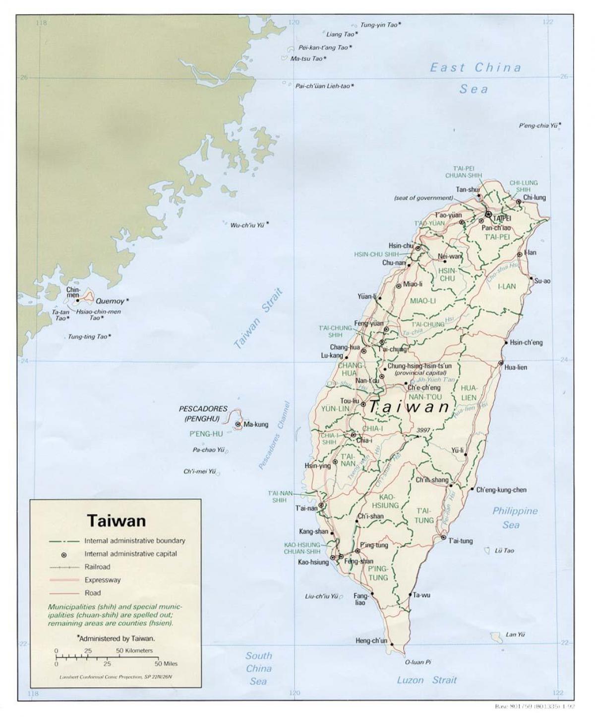 mapa xinbei tajvan