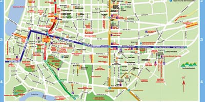 Taipeija turističke mjesta mapu