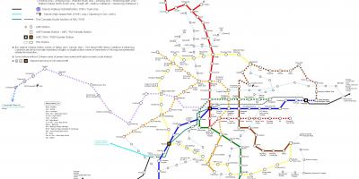 Taipeija željezničke mapu